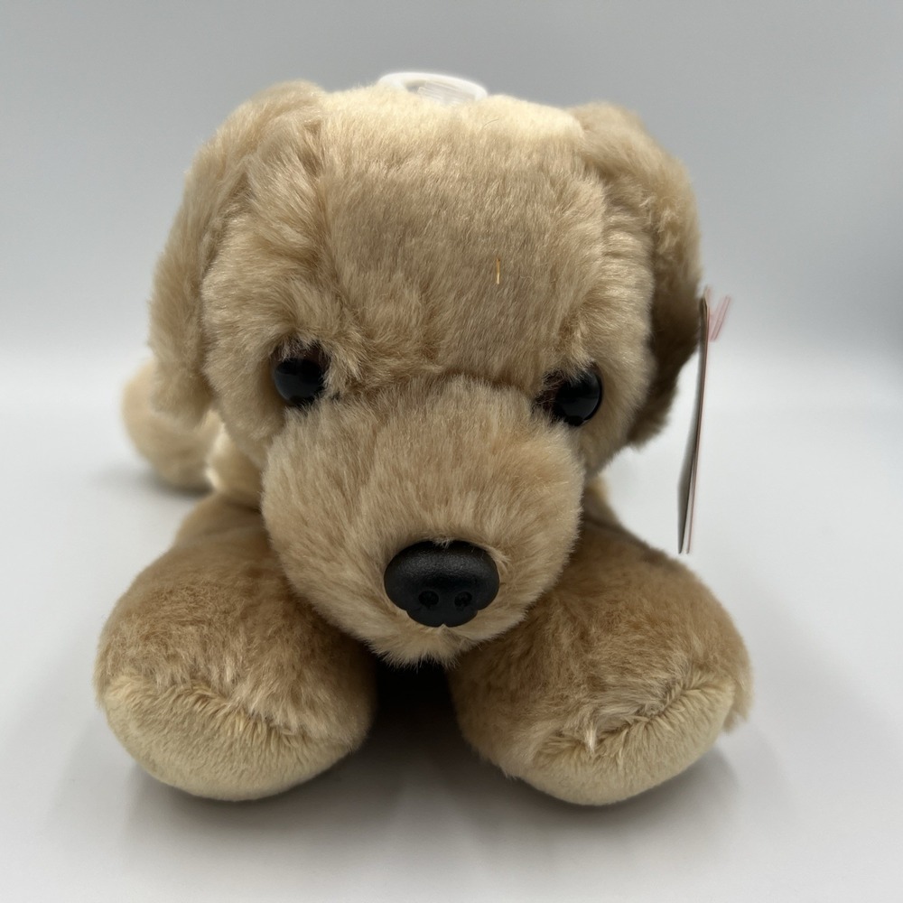 Aurora Mini Flopsie Golden Retriever 8 inch‎ Long Plush Stuffed Animal NWT - Picture 5 of 13